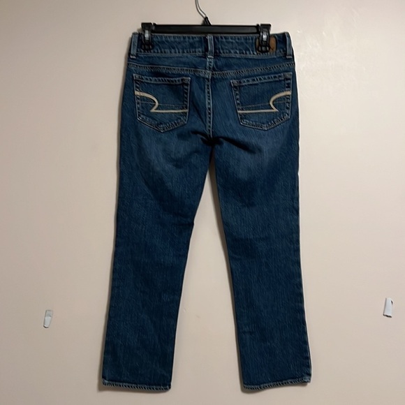 American Eagle Next Level Low-Rise Artist Crop Jean Size 2 - Picture 3 of 9